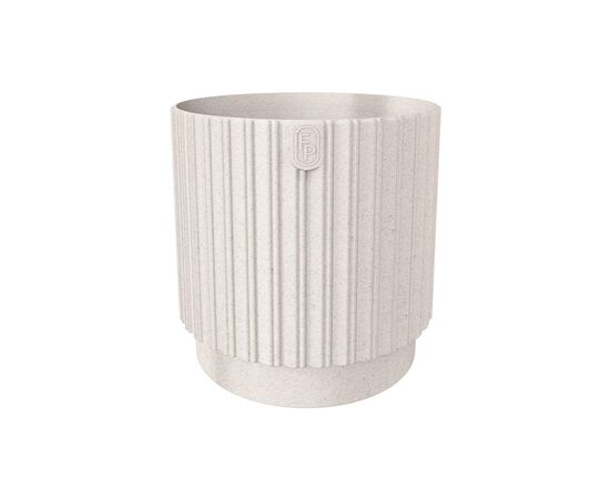 ქოთანი ყვავილის FORM PLASTIC Mika Cyli Petit 18 Eco Wood white
