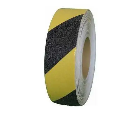 Anti-slip tape yellow-black 25 mm-15 m
