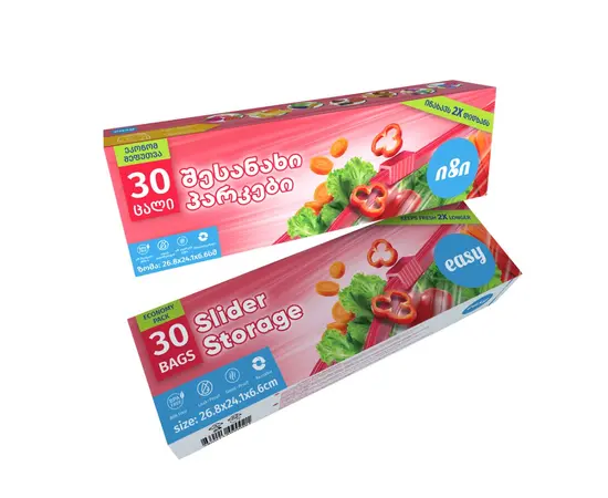 Storage bag with zipper large size Easy 30pcs