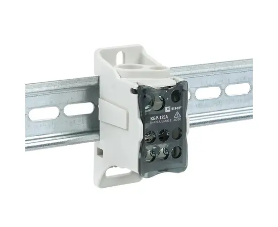 Terminal block EKF KBR on DIN rail 125A