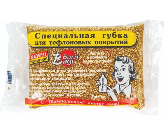 Губка для тефлоновых покрытий Bagi 1шт.