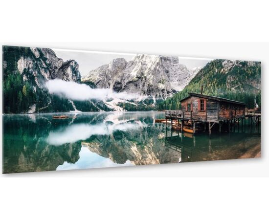 Glass picture Styler Tyrol lake GL348 50X125 cm