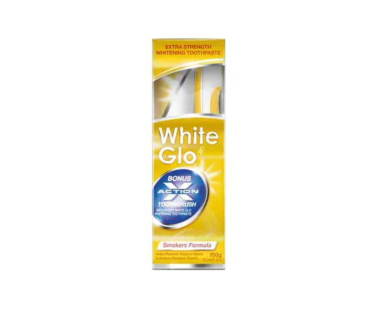 კბილის პასტა White Glo თამბაქოს ნადების წმენდა 150გრ