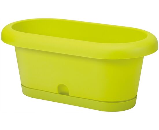 Flower pot Form-Plastic Cactus box Lotos 30 pistachio