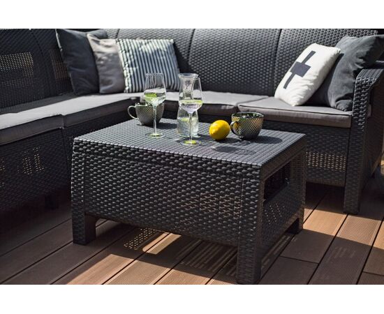 Set of garden furniture CORFU II RELAX SET whisky brown