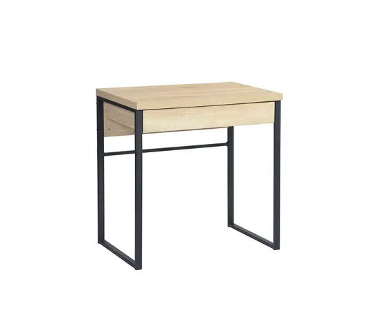 მაგიდა კომპიუტერის 73x50x75 სმ HALLDOR LIGHT WOOD BLACK LEG