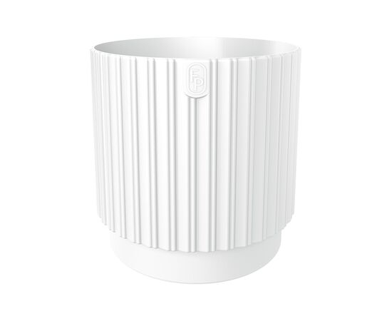 ქოთანი ყვავილის FORM PLASTIC Mika Cyli Petit 26 Eco Wood white