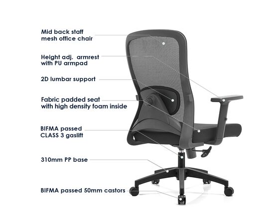 Office chair NOEL Sammy-M 2D