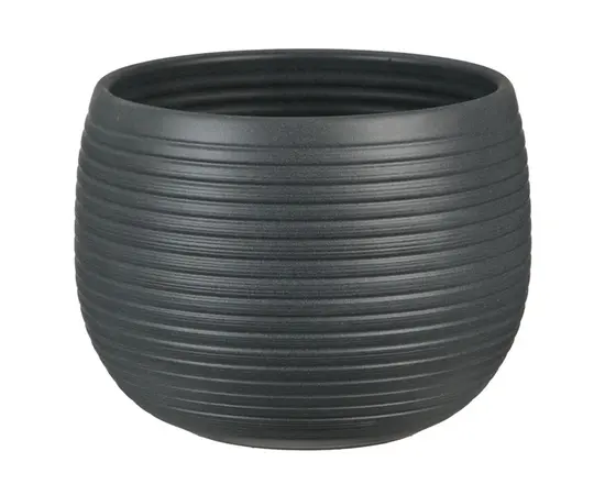 Горшок керамический цветочный Scheurich 744/24 COVER-POT GRAPHITE STONE