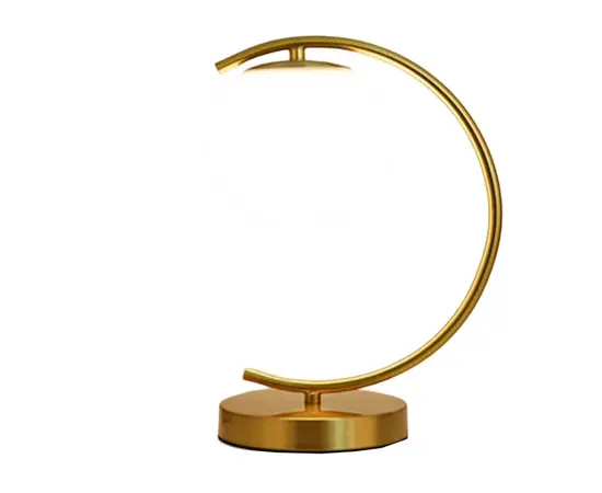 Лампа настольная Pendent E27 1 золото белый W63 BZ WH