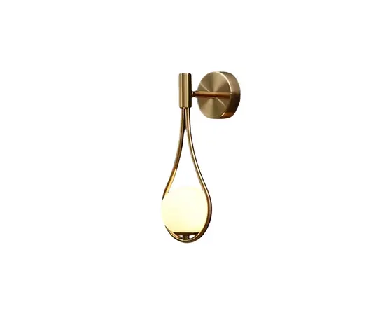 Бра Pendent E27 1 золото белый 9914 BZ WH