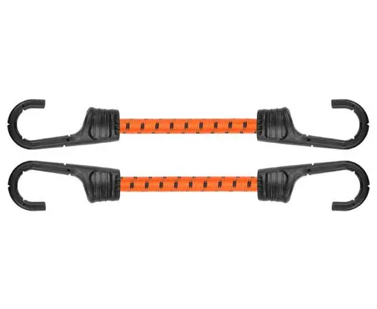 Rubber cord with hooks Bradas BCH2-08060OR-B 0.8x60 cm 2 pcs