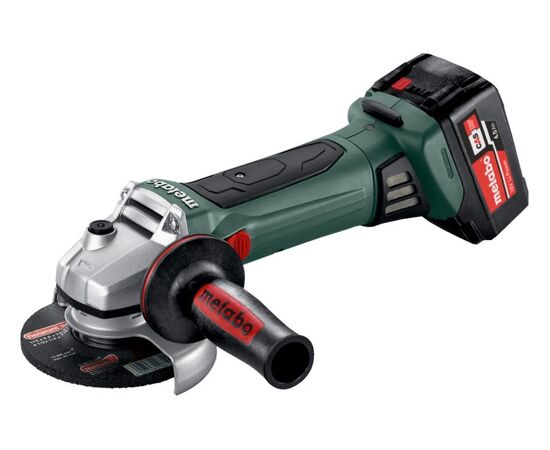კუთხსახეხი მანქანა აკუმულატორის Metabo W 18 LTX 125 QUICK 18V (602174610)