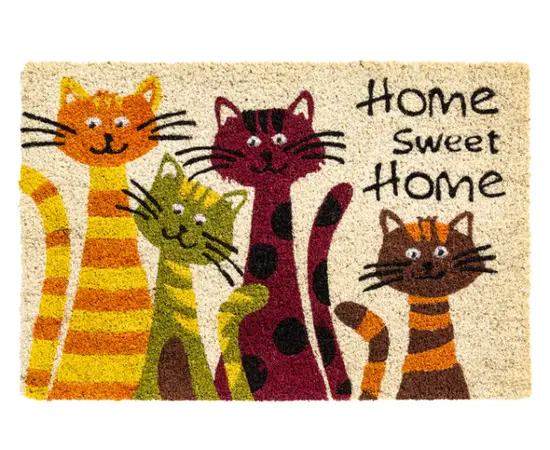 ფეხსაგები Hamat 147 Ruco Print Home cats 40x60 სმ