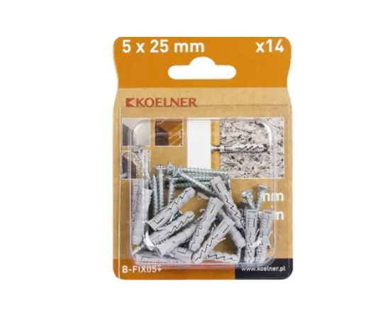 Дюбель Koelner 14 pcs B-FIX05+