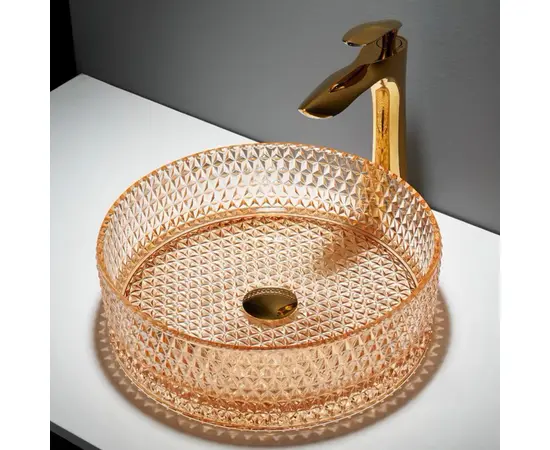 Washbasin countertop GLASS BASIN GL01D-CP