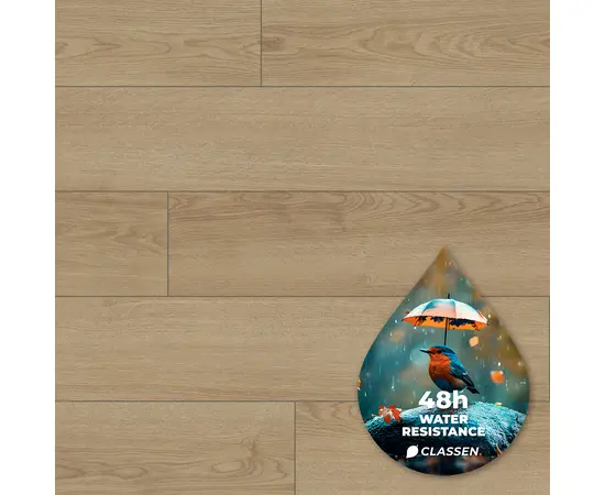 ლამინატი Classen Symphony მუხა Foggia 1285x192x10 მმ AC5/33 4V
