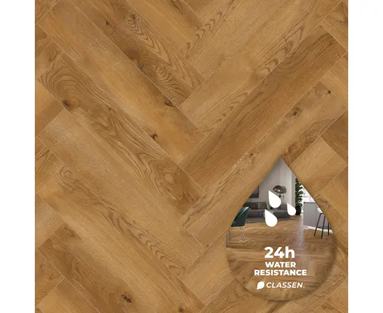 ლამინატი Classen Ville HB მუხა Benicarlo AC4/32 643x131x8 4V