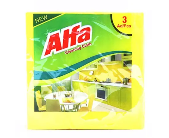 Комплект тряпок Alfa 35x35 см 3 шт
