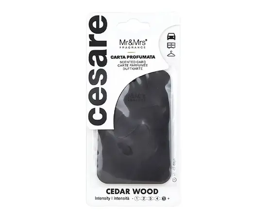 Ароматизатор Mr&Mrs Fragrance Cesare Cards Black Cedar Wood