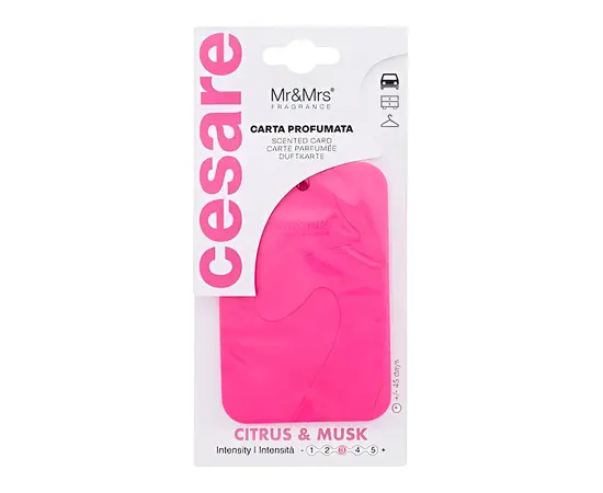 Ароматизатор Mr&Mrs Fragrance Cesare Cards Fuchsta Citrus&Musk