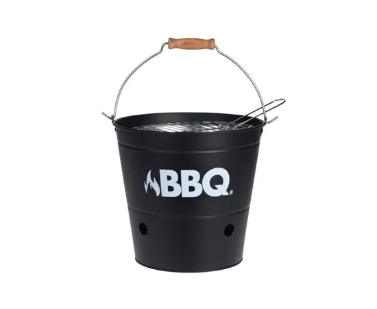 Bucket Charcoal Grill DIA 26CM MAT BLACK