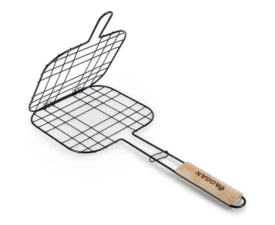 ბარბექიუს ბადე HAMBURGER GRILL NONSTICK BLACK