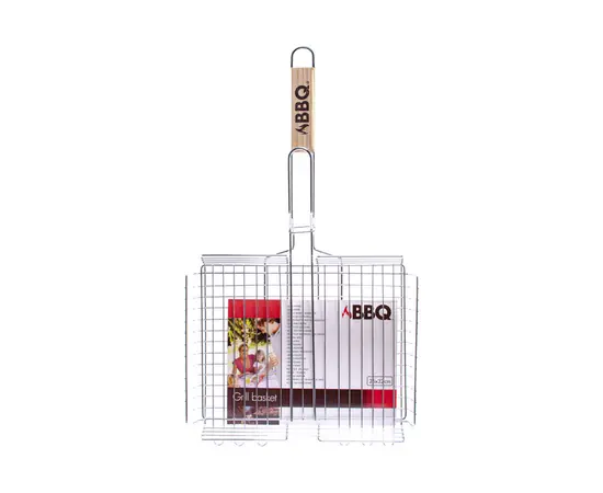 ბარბექიუს ბადე BBQ GRILL RACK WOODEN HAND