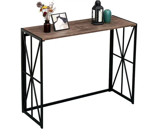 მაგიდა კომპიუტერის 100x38x80 სმ BLACK+BROWN