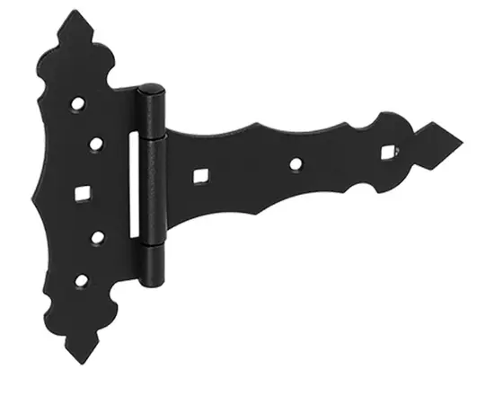 Петля декоративная для ворот Domax ZOB150 C 150x50x170x2,5 black