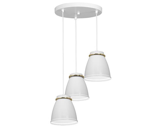 საკიდი Luminex 1944 Lerdo 3 E27 15W თეთრი მქრქალი