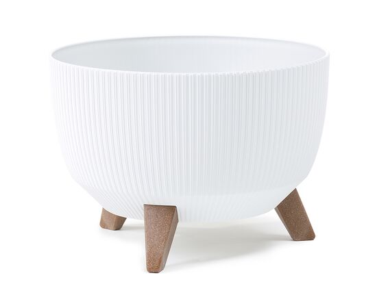 ქოთანი ყვავილის Lamela Bowl ROMA 400 jumper - white