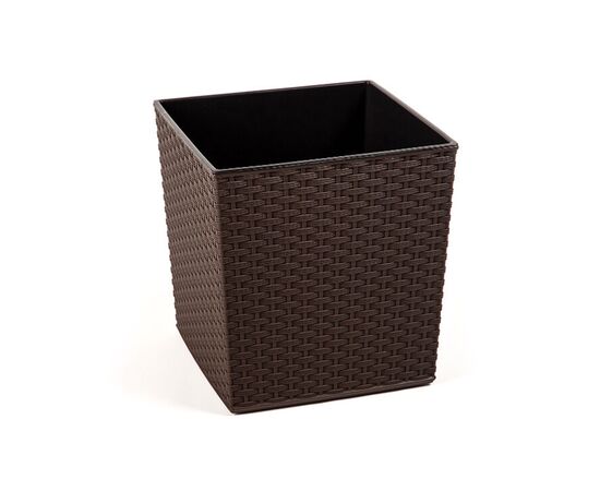 ქოთანი ყვავილის Lamela JUKA rattan planter mocha 40x40 სმ