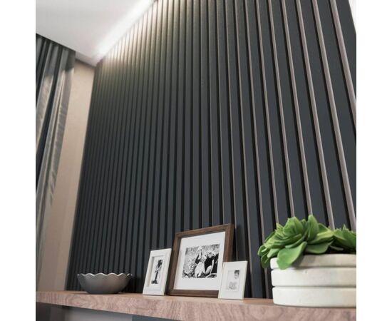 Decorative slat Foge 280x3x4 cm anthracite 6 pcs