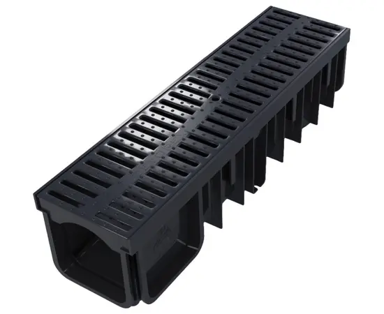 Дренажный лоток Devorex XDRAIN A15 130/90 с пластиковой решеткой 0.5 м