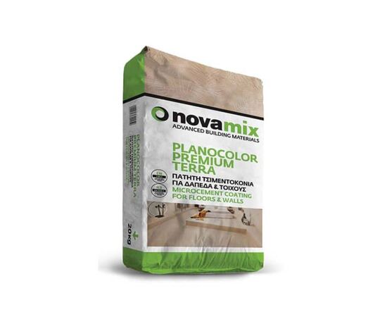 Microcement Novamix PLANOCOLOR PREMIUM TERRA 20 kg