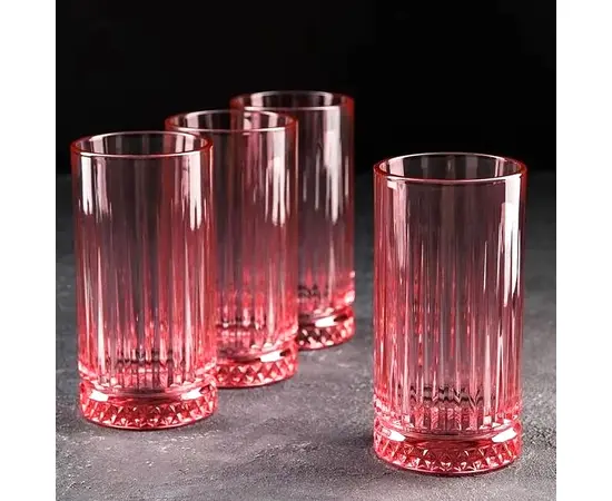 Стакан для сока Pasabahce ELYSIA PEMBE 95200153 450мл розовый