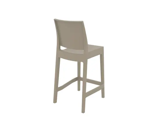 Стул барный серо-коричневый Maya 98x50x65 см