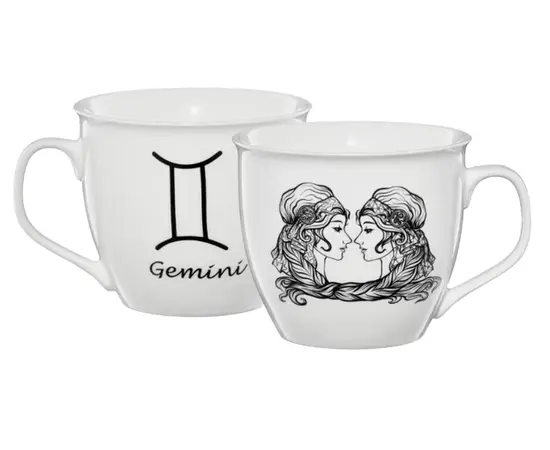 Glass porcelain  Ambition ZODIAC 550ml Gemini
