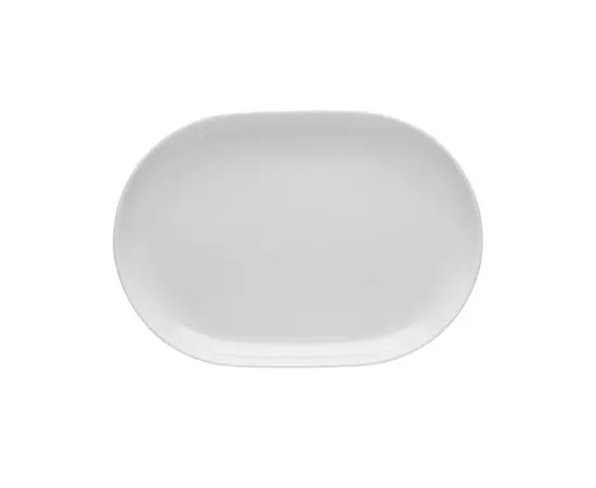 Тарелка овальная COLOUR-WHITE-13 21,6см