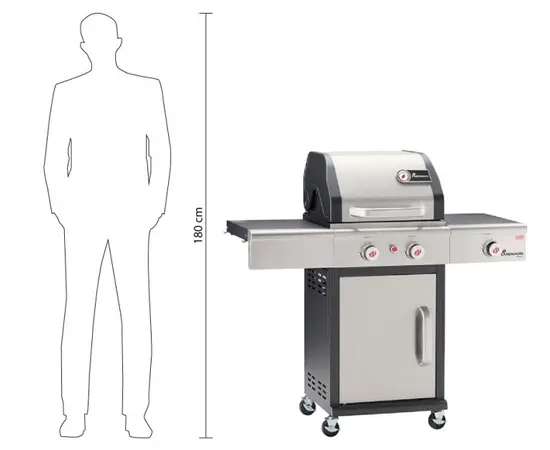 Gas BBQ Grill Landmann Triton maxX PTS 2.1 (12916)