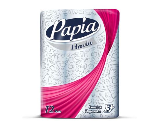 3 Roll kitchen towel  Papia 12 pc.