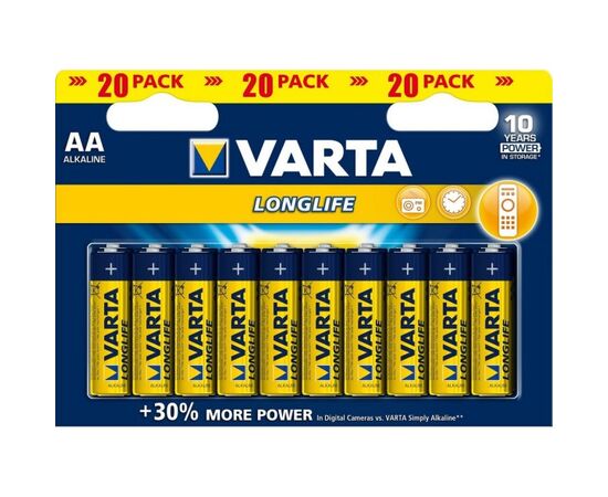 Battery VARTA Alkaline AA LL 1.5 V 20 pcs