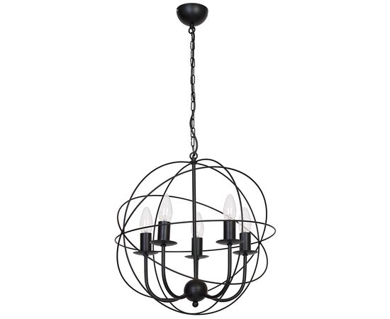 ჭაღი luminex 5135 GLOBE 5 E14 შავი
