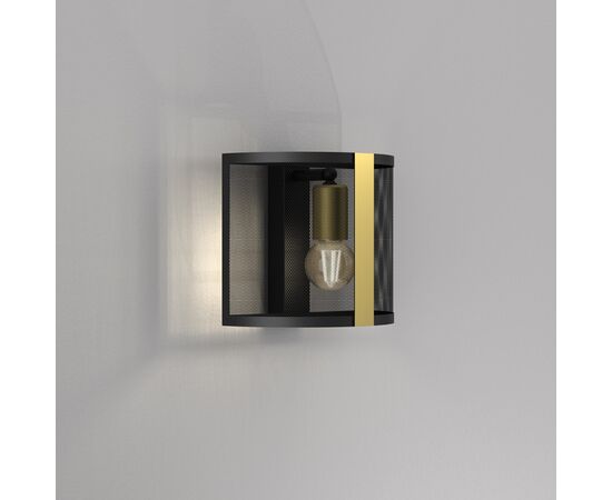 Sconce Luminex 4147 Kaga 1 E27 15W black Gold