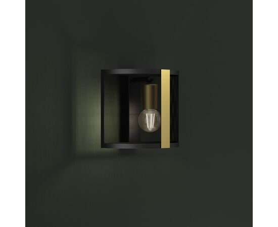 Sconce Luminex 4147 Kaga 1 E27 15W black Gold