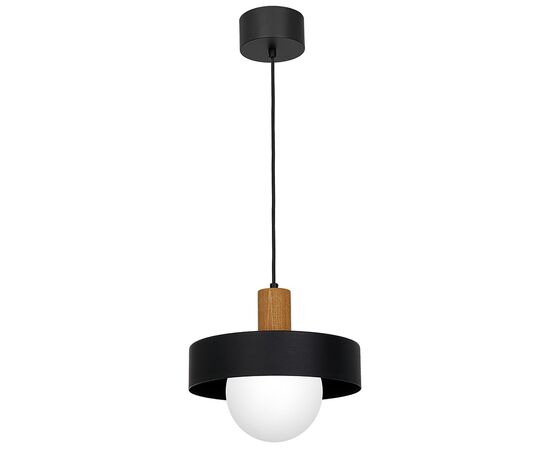 საკიდი Luminex 4049 Canan 1 E27 15W შავი ხე