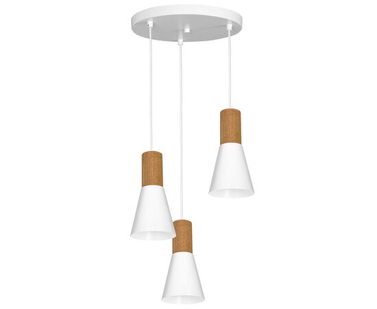 საკიდი Luminex 1984 Edmon 3 E27 15W თეთრი