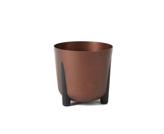 Flower pot Lamela FRIDA 260 round planter - copper 8.1L