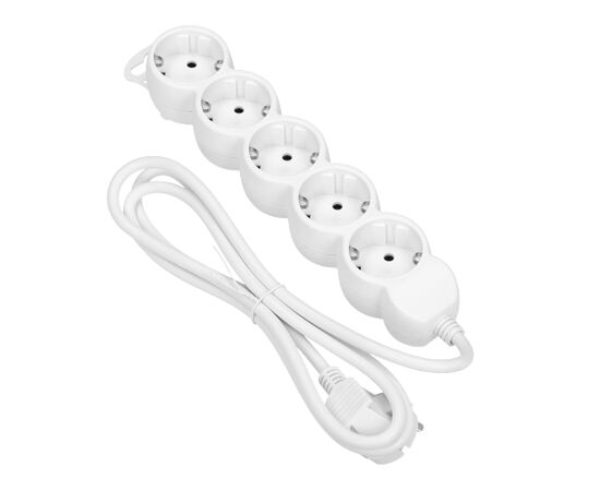 Extension ORNO 5x3m 3x1.0mm Schuko white